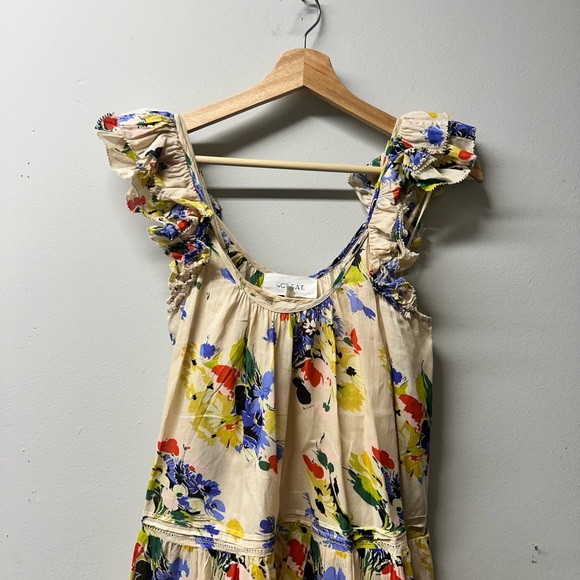 THE GREAT. The Dove Dress ~ Bright Grove Garden Floral Print XS/S - Picture 12 of 12